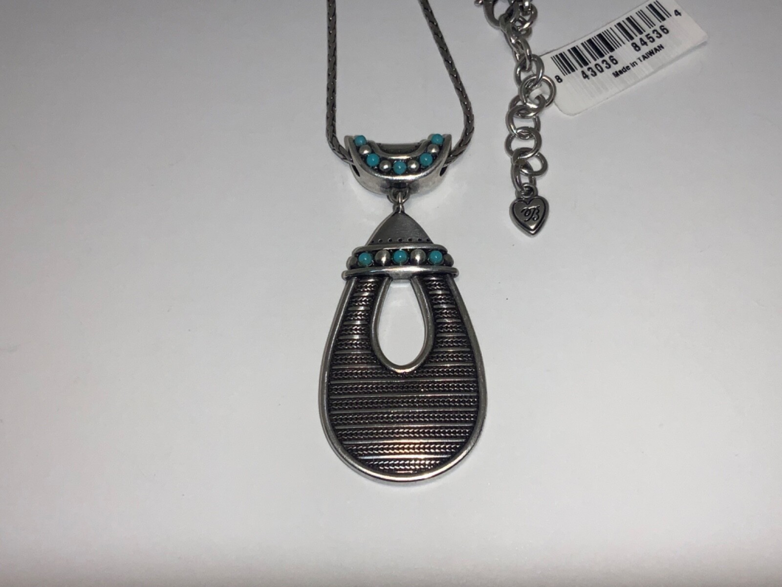 🌸 Brighton Silver Howlite “Indie” Reversible 16-18” Necklace (N34) NWT🌸