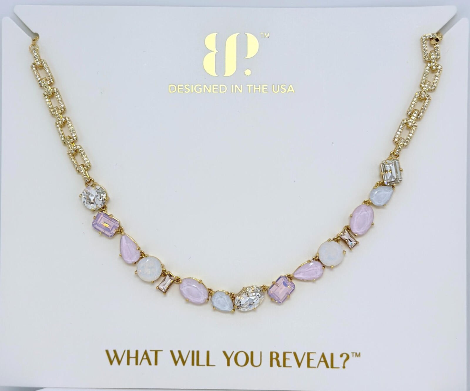Bomb Party Summer Jewel Candy “All Roads Lead Here” Desert Oasis on Yellow Gold