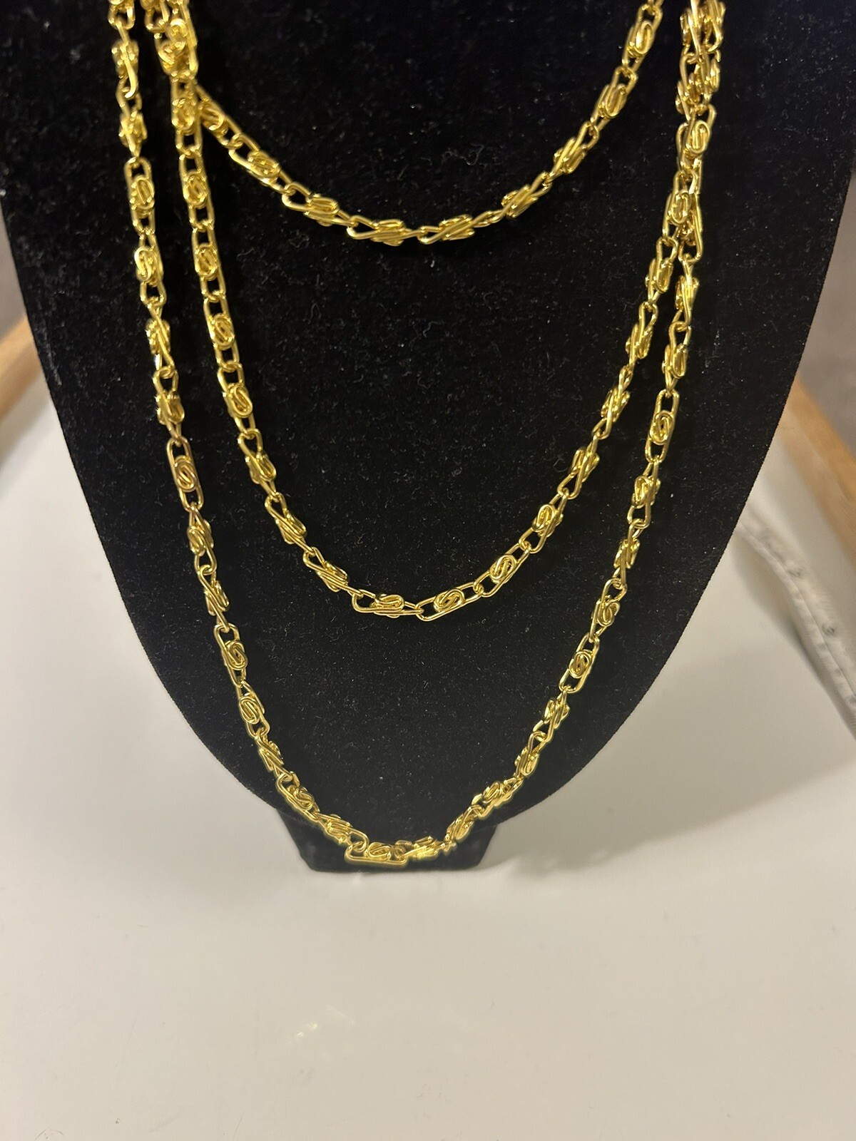 Unique Gold Toned Chain Long 46 Inches For Layering