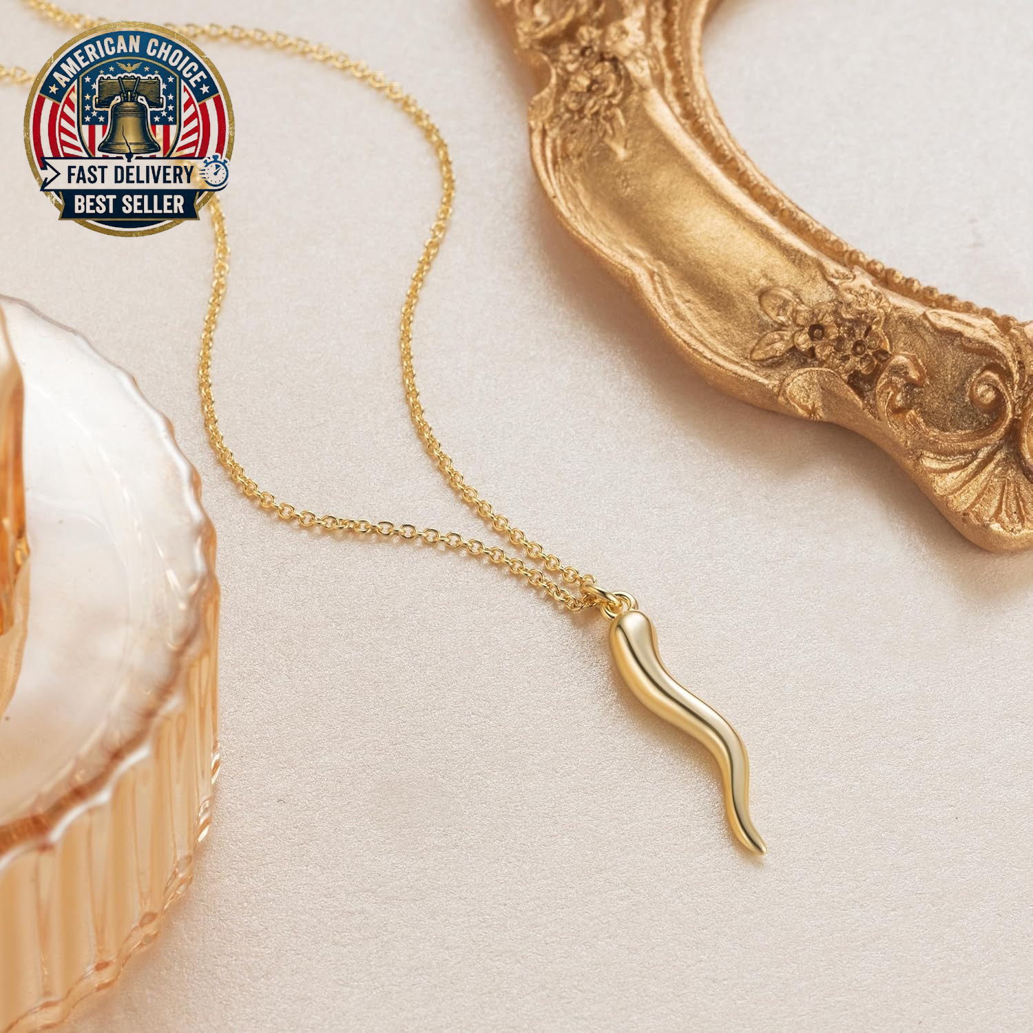 Gold Necklace for Women 14K Gold Pendant Necklaces for Women Trendy Inspired by