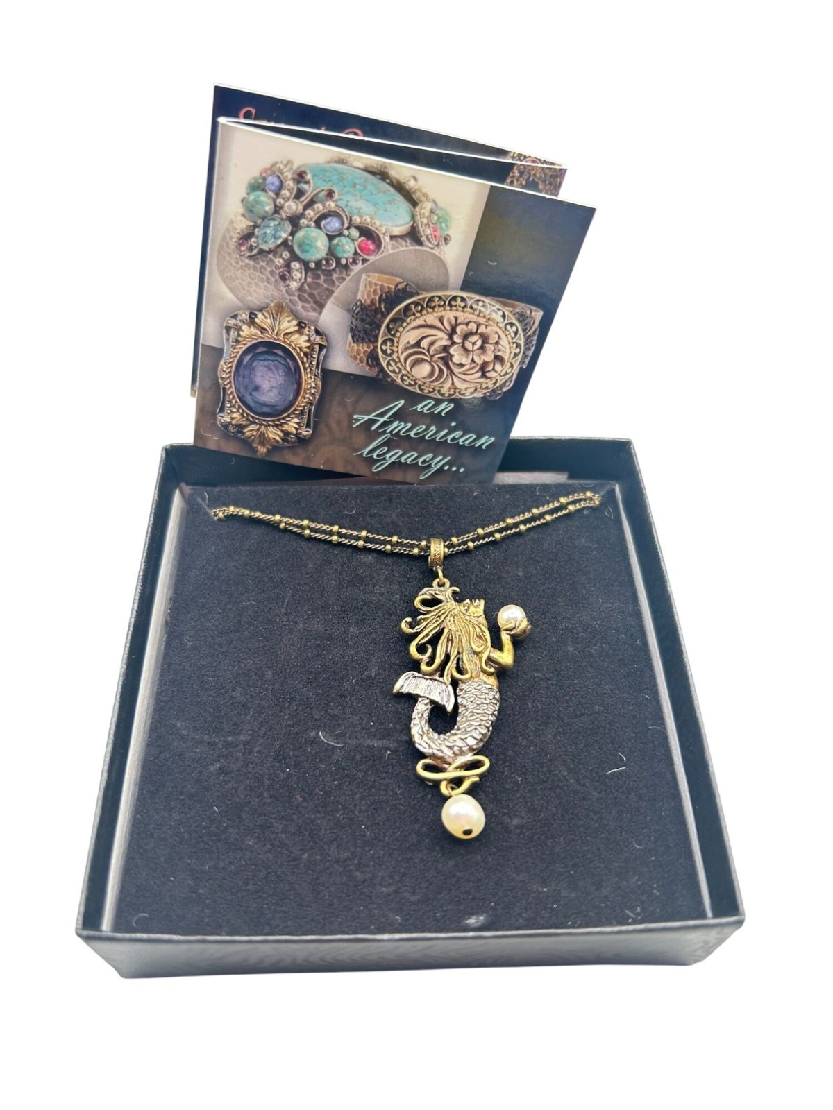 SWEET ROMANCE Mermaid Necklace Vintage Whimsical Free Spirit Made In USA