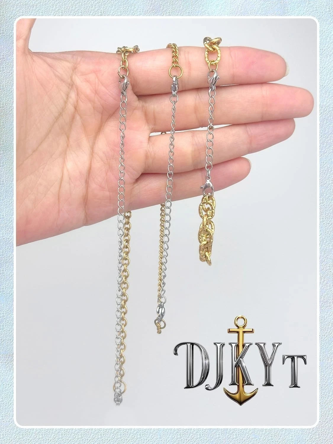 Necklace Extenders for Women and Magnetic Necklace Clasp, Gold and Silver Chain