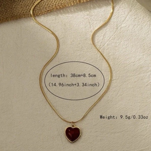 Minimalist Heart Shaped Pendant Necklace Everyday Wear or Gift Giving