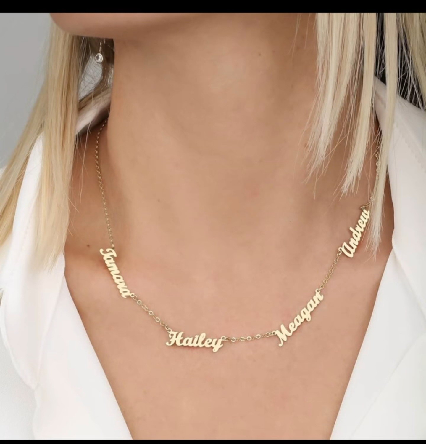 personalized Name Necklace Silver 925 Custom Fashion Chain Gift Accessorise