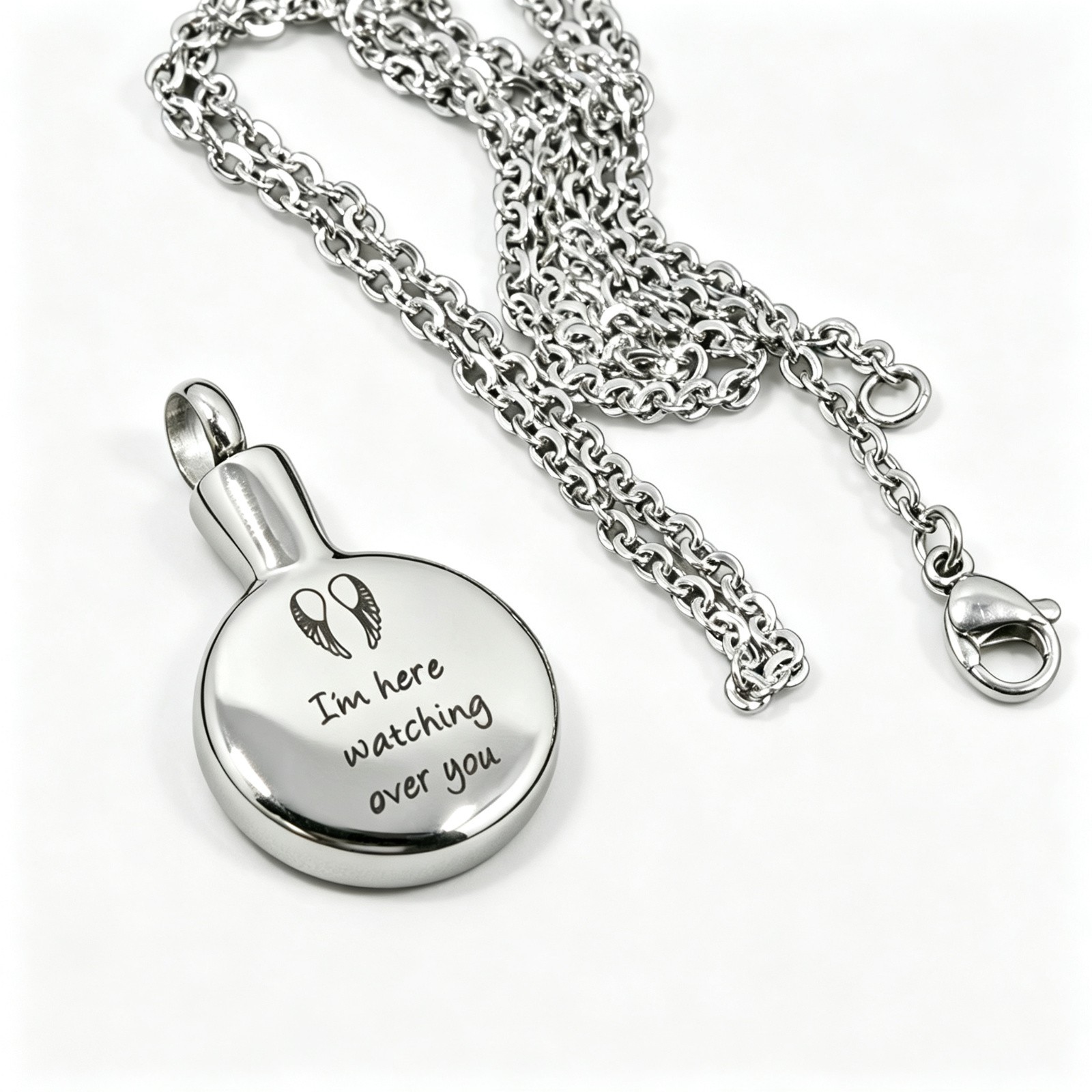 Memorial Family Loved Ones Pet Cat Dog Urn Necklace Perfume Bottle Pendant