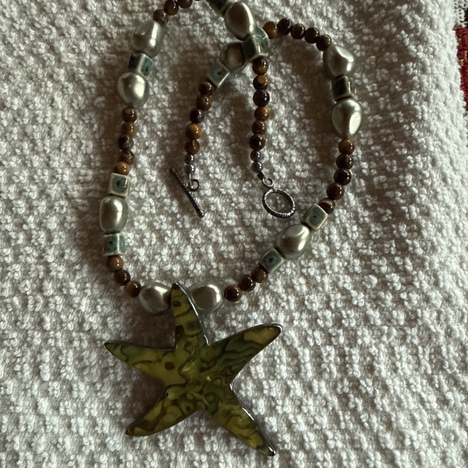 Star Fish Resin / Tiger Eye /ceramic ￼
