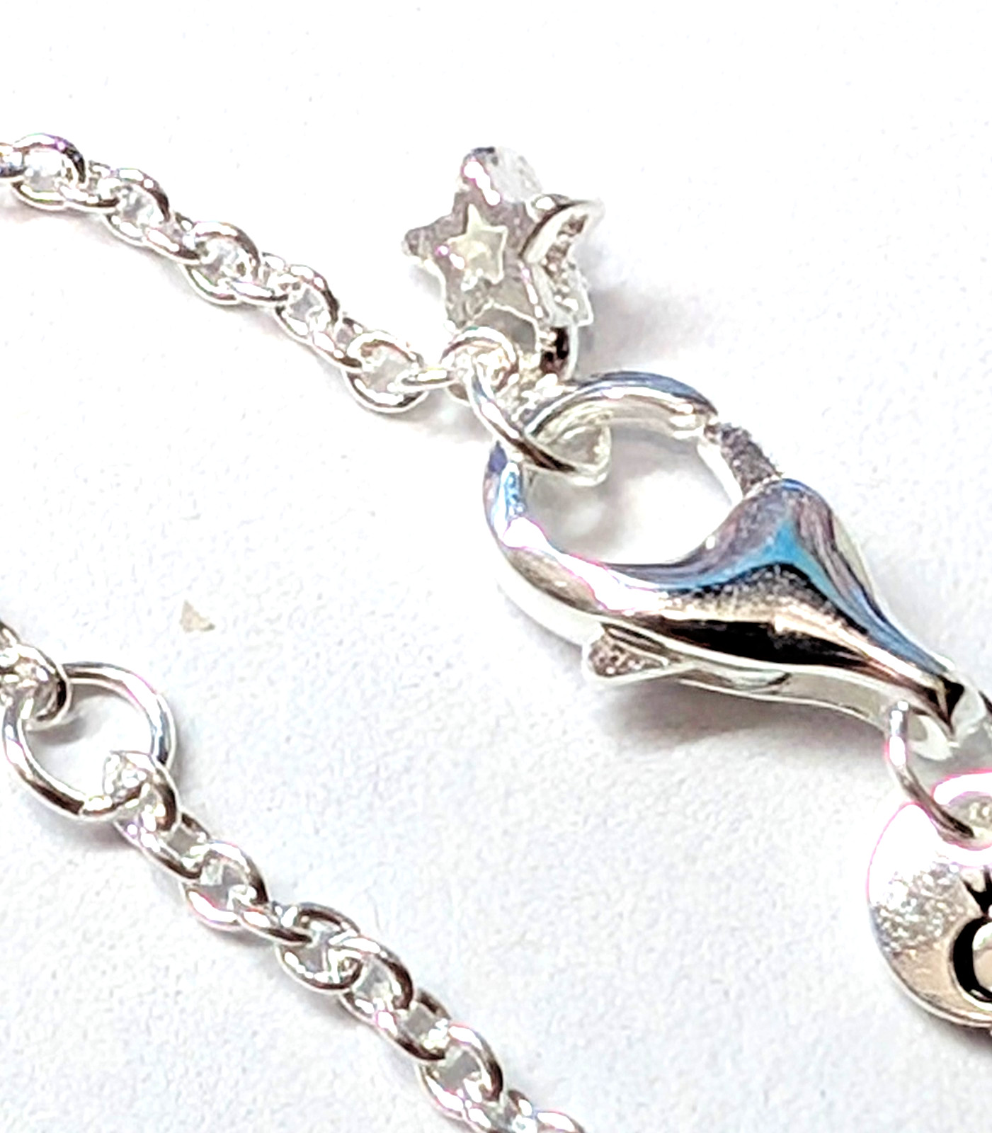 Authentic Pandora Necklace, Sparkling Moon and Star, #392991C01-45