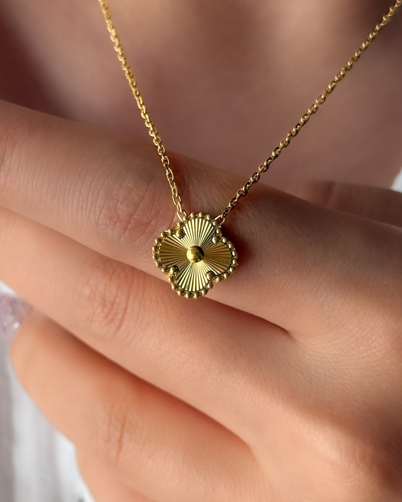 Gold Blossom Pendant Necklace, Adjustable Chain, everyday jewelry