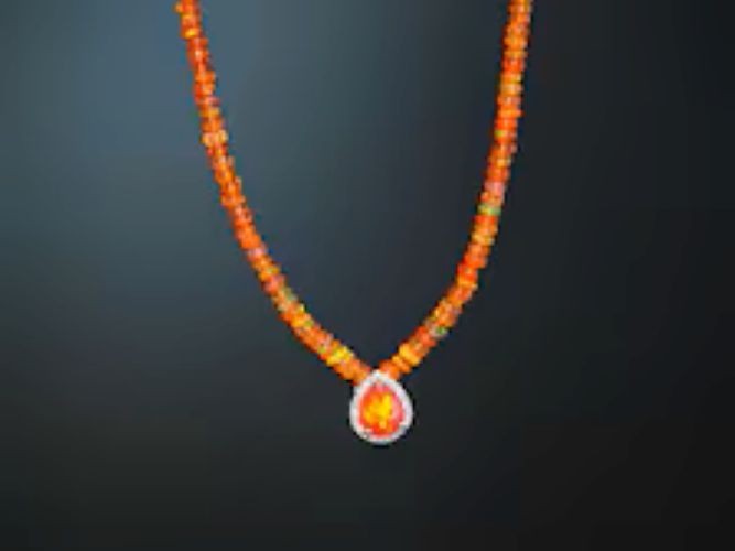 beaded necklace women