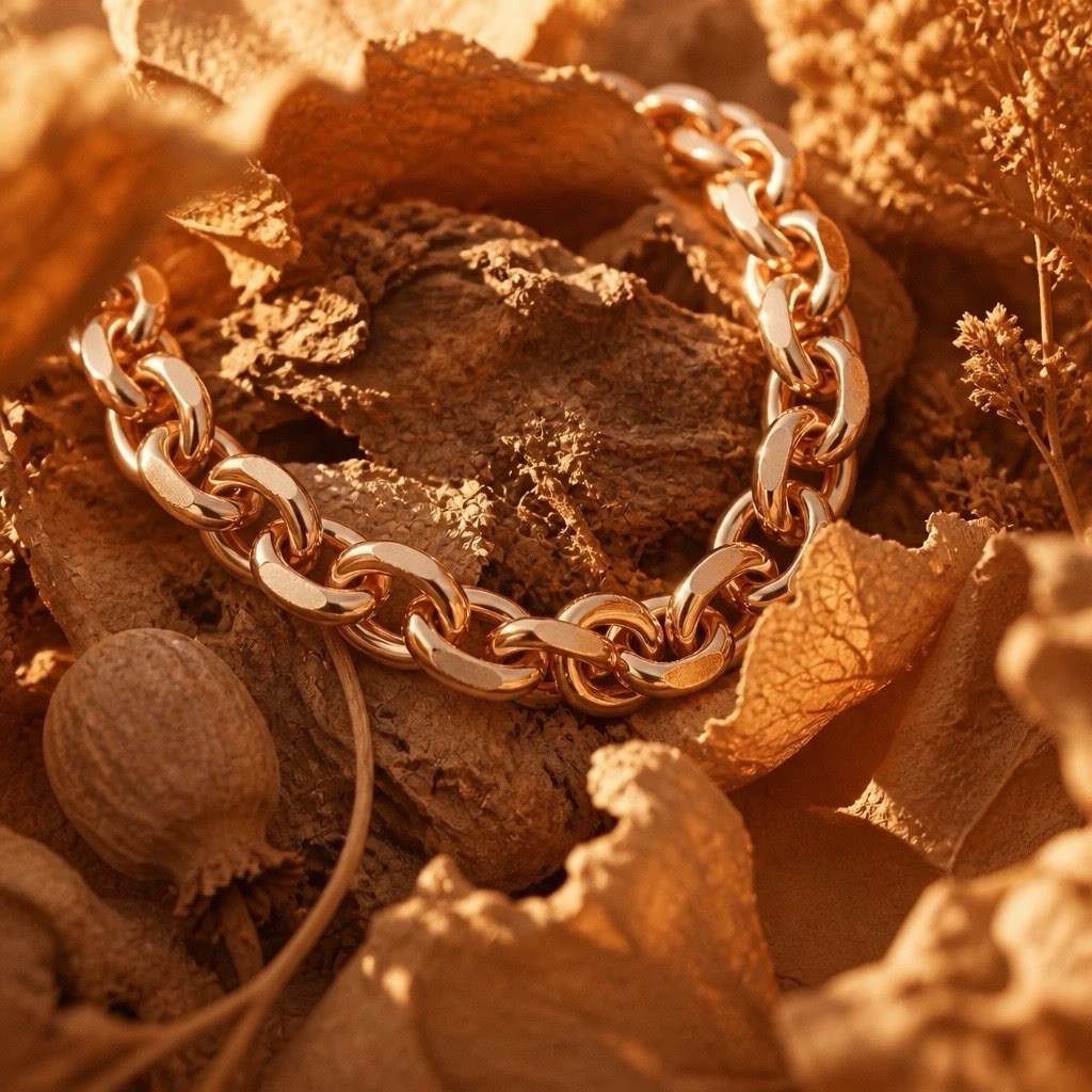Solid Copper Chain CN555G – 3/8 of an inch wide. Available in 18 to 30 inches.