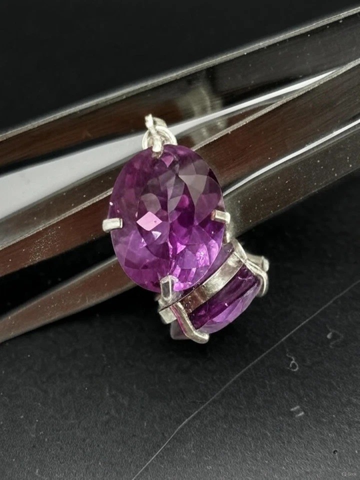 Necklace Pendant Loose Gemstone Natural Alexandrite Pendant 20.90Ct 11