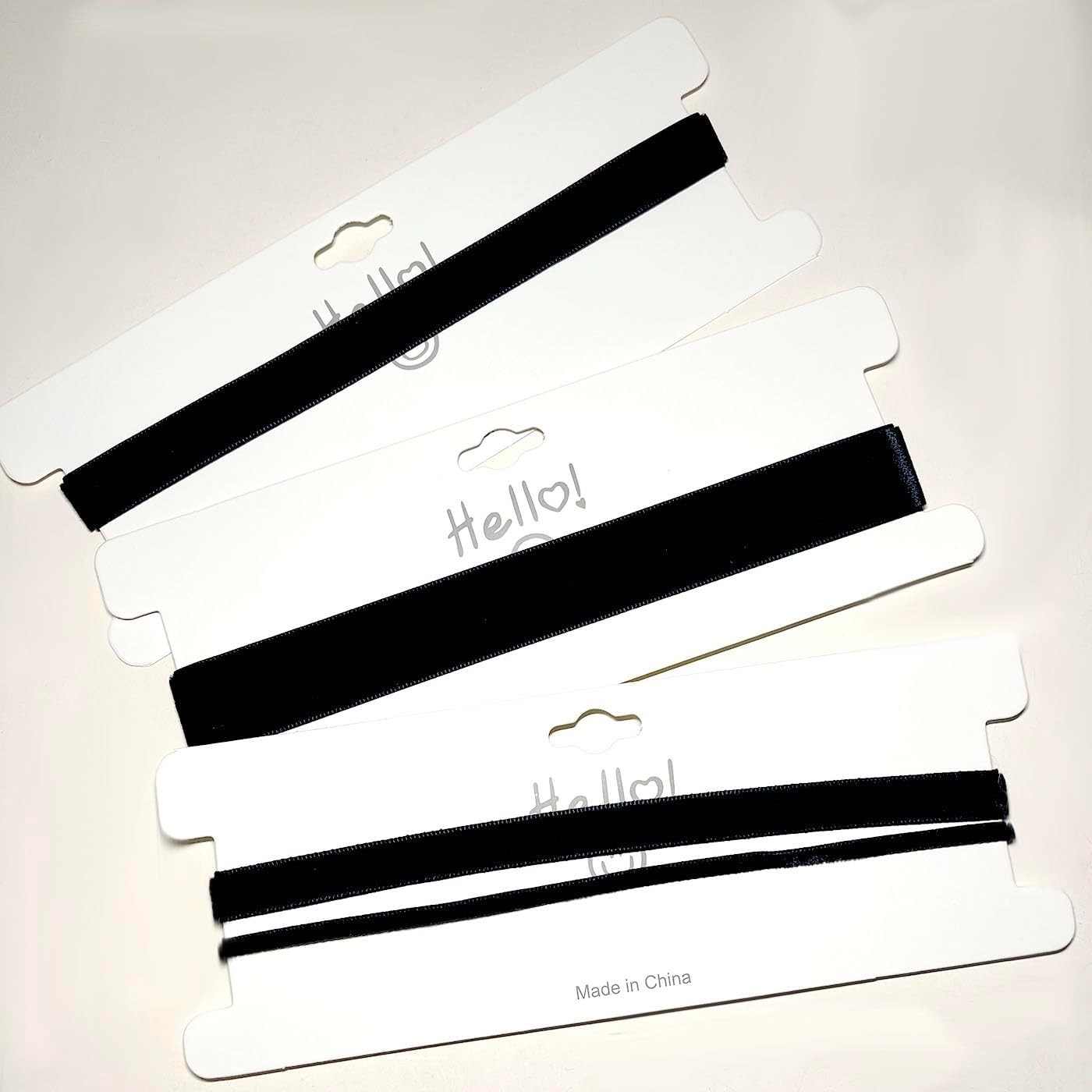 4PCS Black Choker for Women Black Lace Velvet Chocker Set Layered Classic Cho…