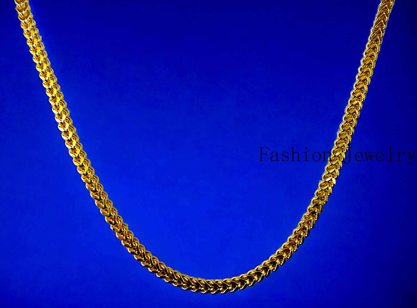10K Yellow Gold Franco Box Square Necklace Bracelet Chain Real 2mm-7mm 7″-30″