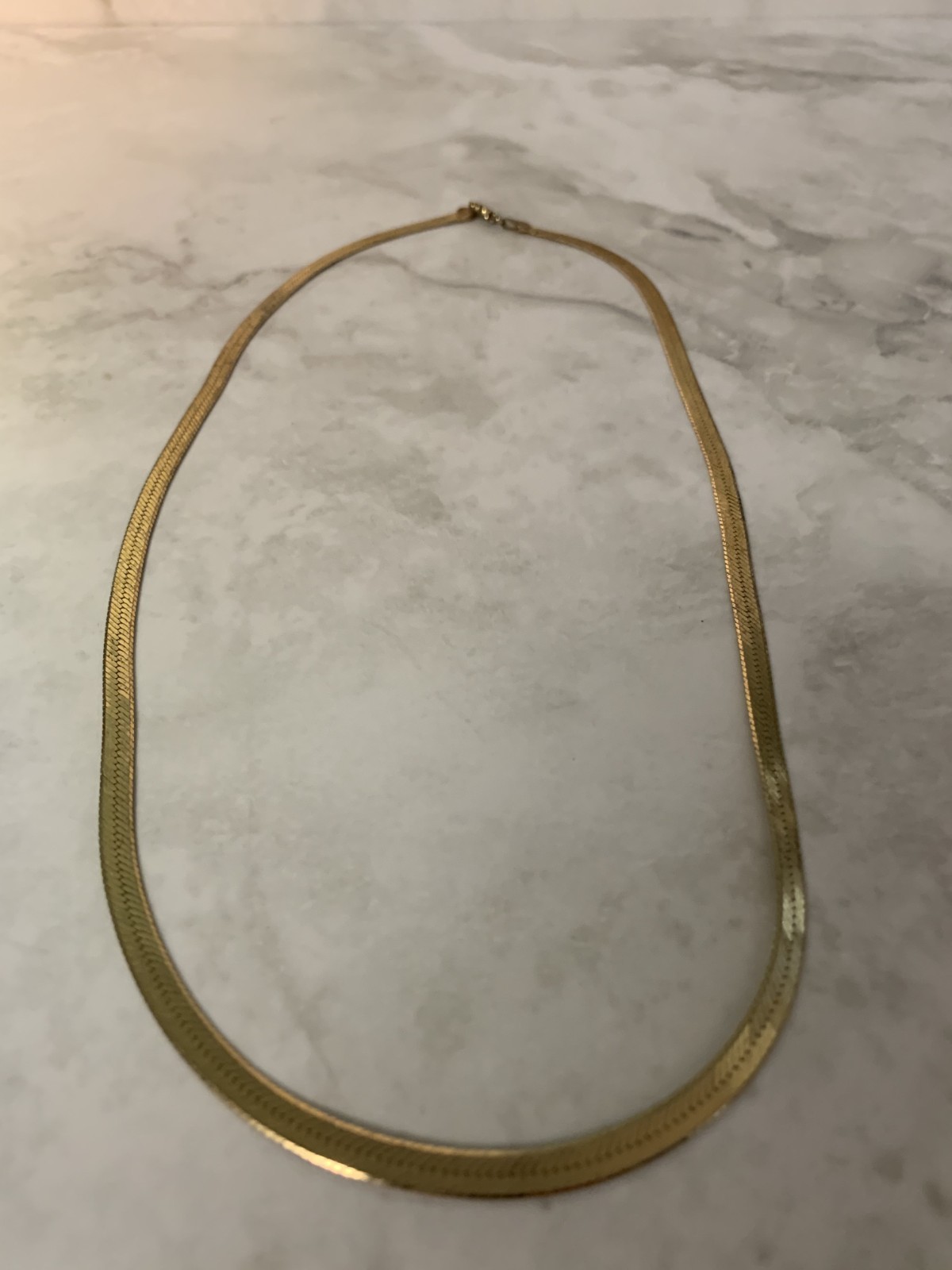 STAMPED 925 MBC MADE IN ITALY 19″ NECKLACE 3/16″ WIDE PRE OWNED VG CONDITION