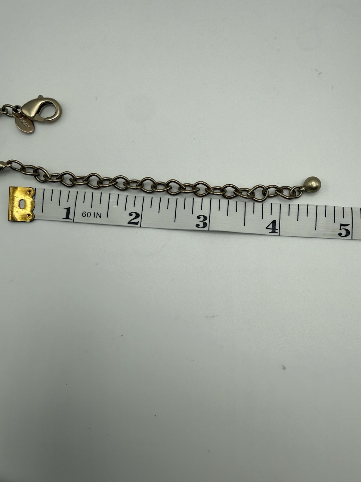 Chico’s 40” Mixed Metals & Textures Beaded Necklace Gold/Silver/Pink/Beige Tones