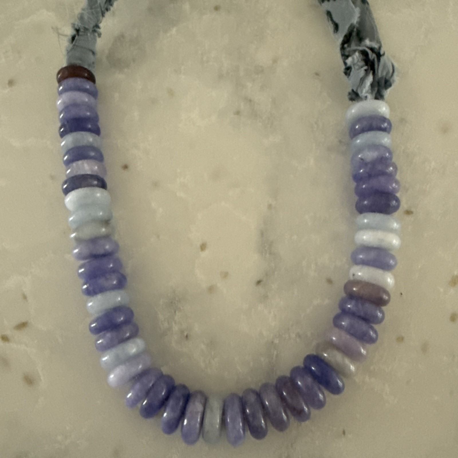 Free People Women’s Necklace/Chocker Chalcedony Stone NWOT MSRP $38 j49