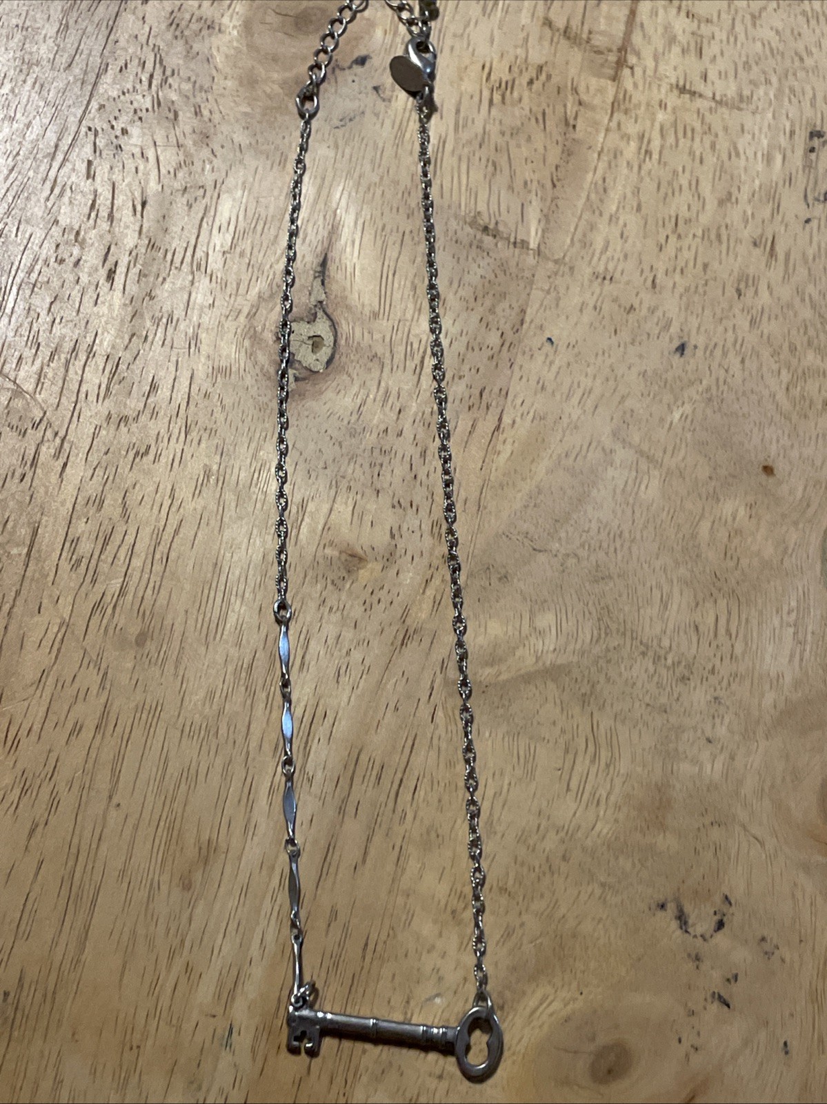silver-tone key necklace from American Eagle Outfitters 18”