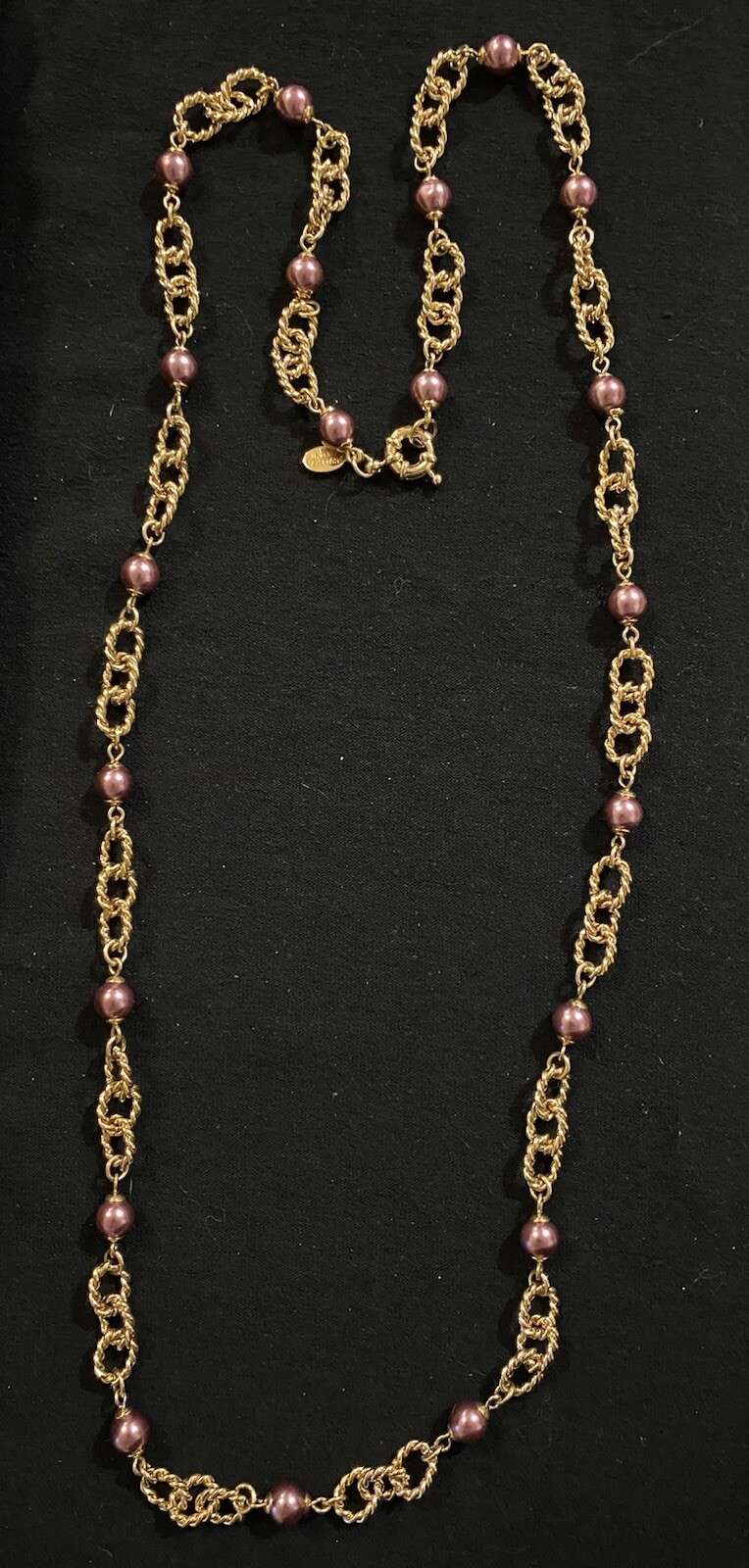 NEW: Francesca Visconti 20 3/4” Twisted Wire Necklace with Berry Beads