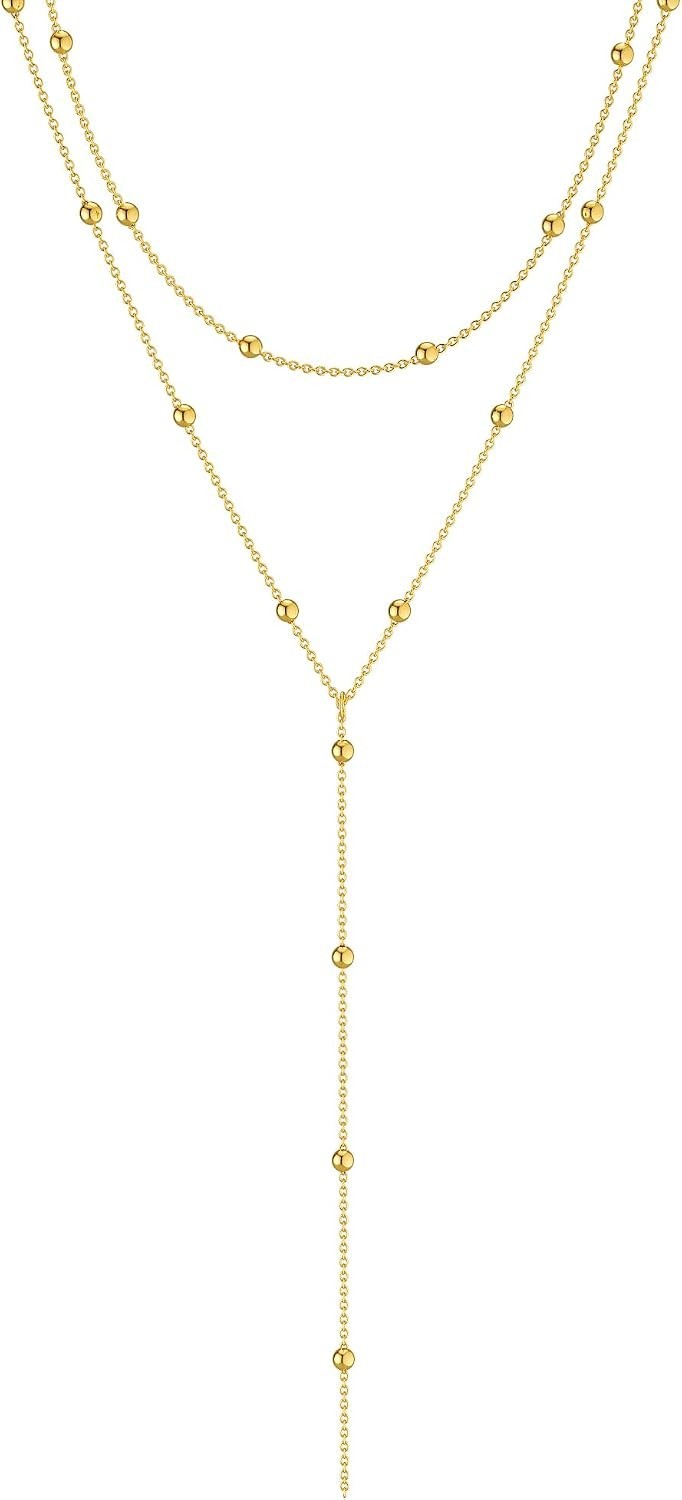 Gorgeous Y-Shaped Gold Lariat Necklace – Ideal Gift for Special Occasions