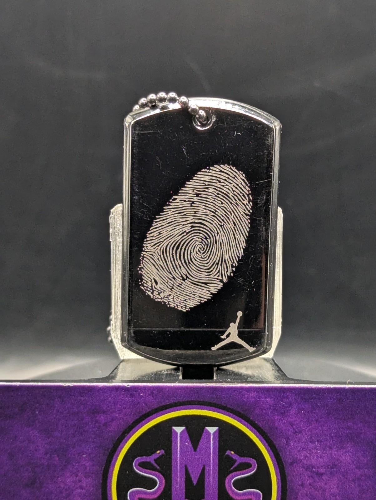 Michael Jordan XXIII AJ23 Pendant Dog Tag Keychain 1984-1998 & 1981-1984 – RARE