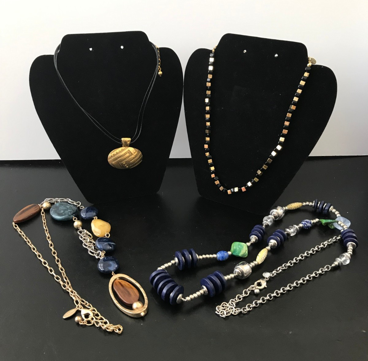Chico’s Brand Lot of 4 Fashion Necklaces Good condition Wearable