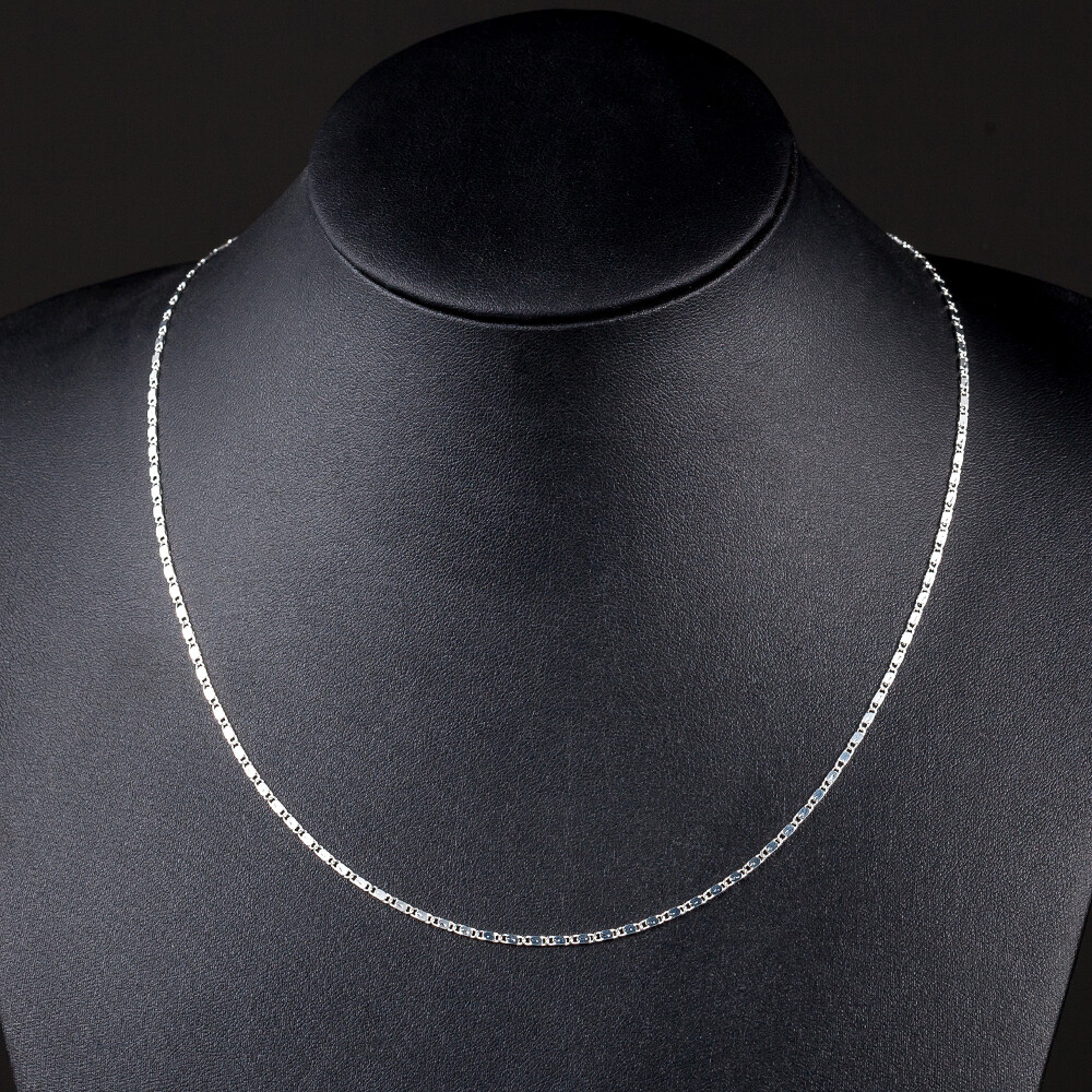 Fashion 925 Silver Plated 2mm Chain Men Women Necklace 16‘’ 18″ 20″ 22″ 24″ US