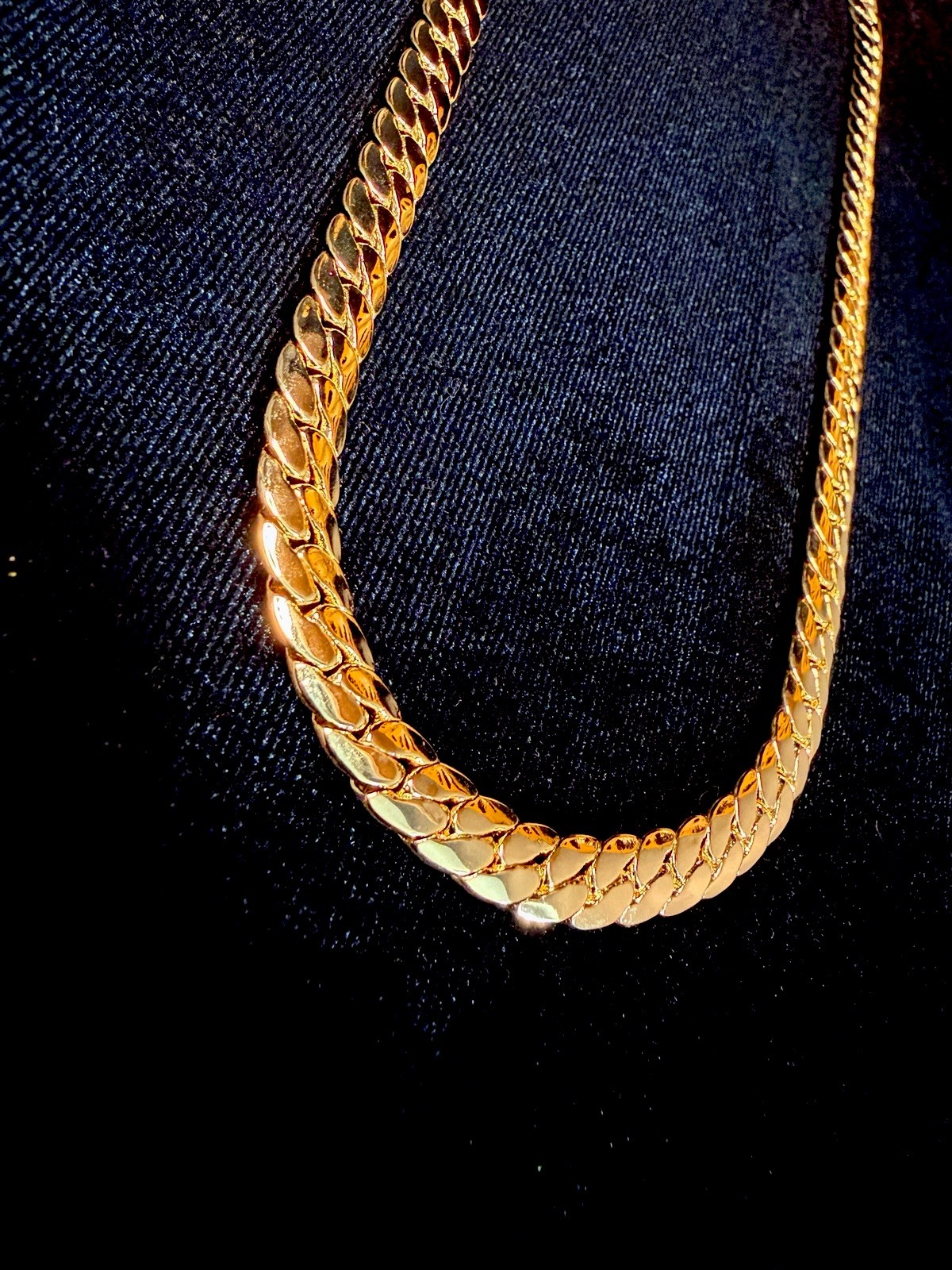 Miami Cuban 14K Stamped Gold Filled 20in 7.5 MM necklace W/box lock. BRAND NEW