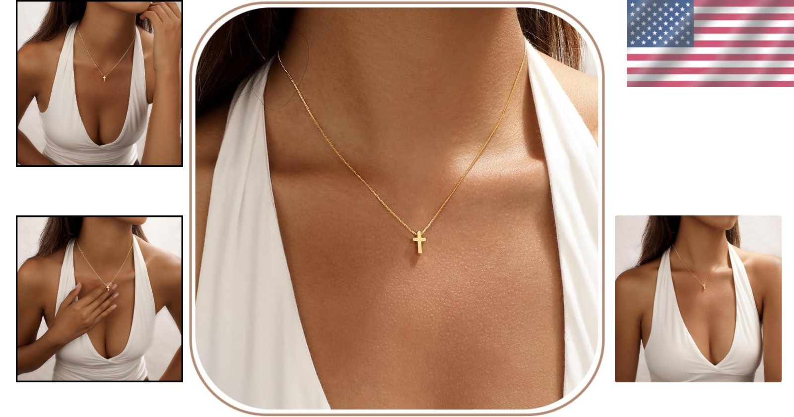 Meaningful 14K Gold Cross Choker – Perfect Faith Jewelry for Special Occasions