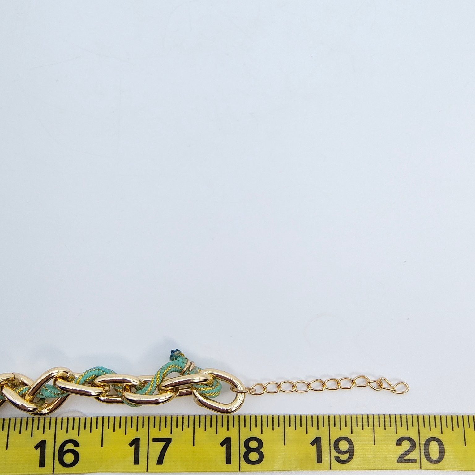 Nautical Blue Starfish Pendant Statement Necklace Gold Tone Teal Cord Beach