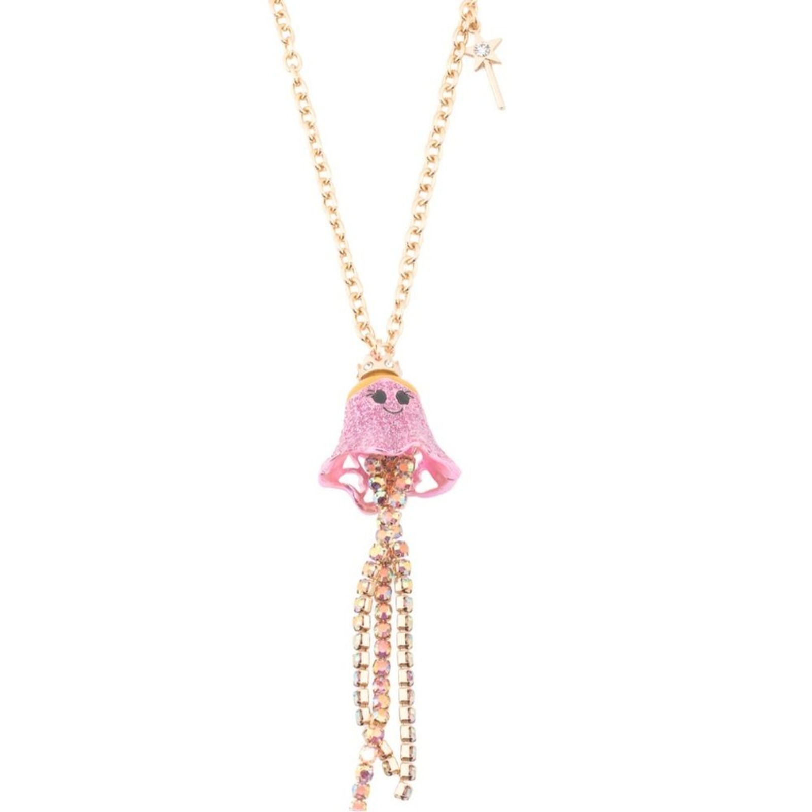 NWT Betsey Johnson Ghost Princess & Wand Necklace