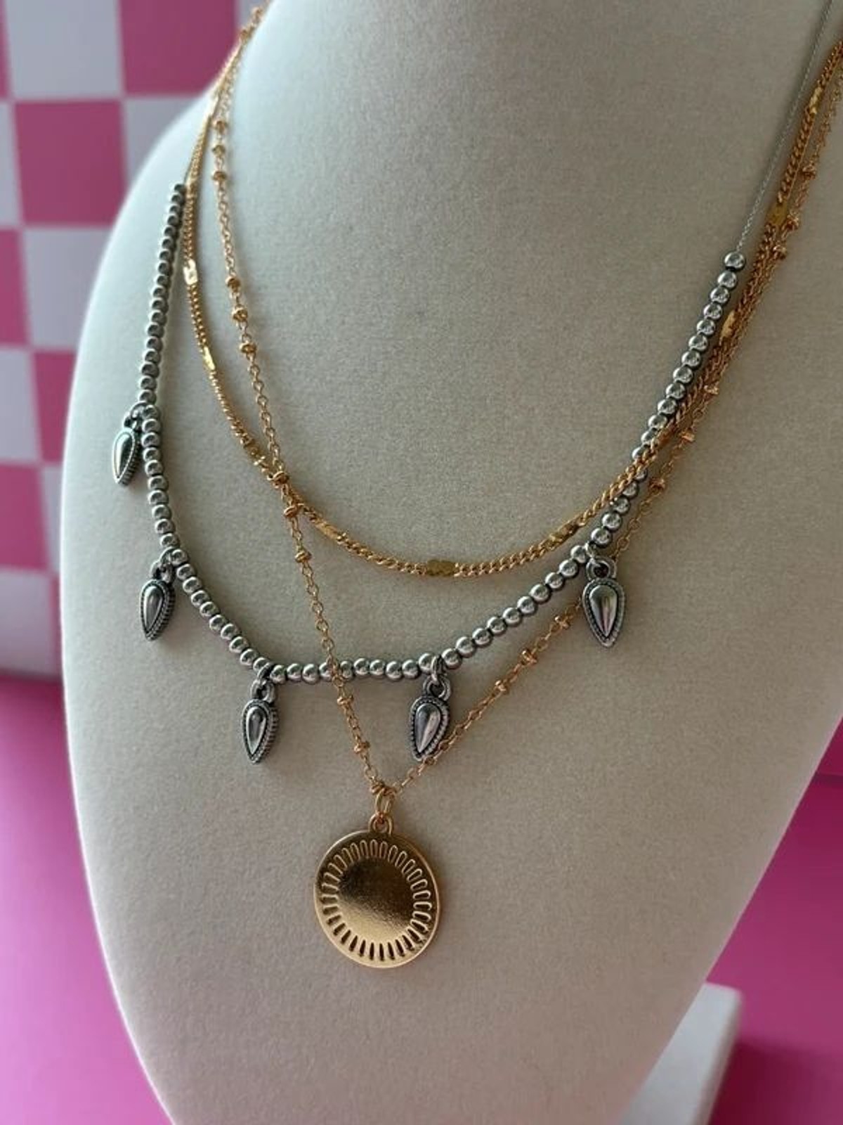 Mixed Metal Necklace