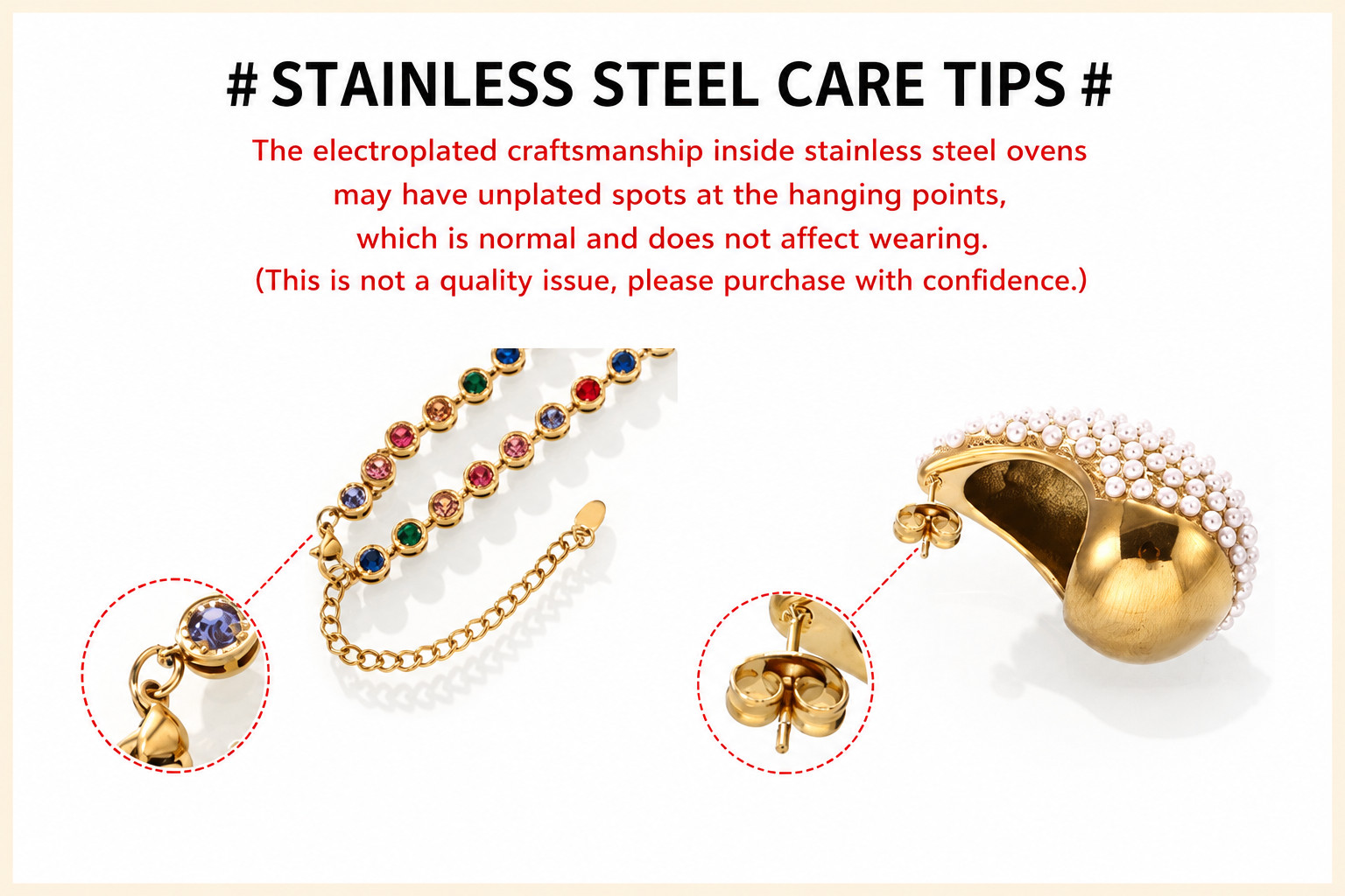 Gold Tone Stainless Steel Bow Heart Drop Pendant Necklace