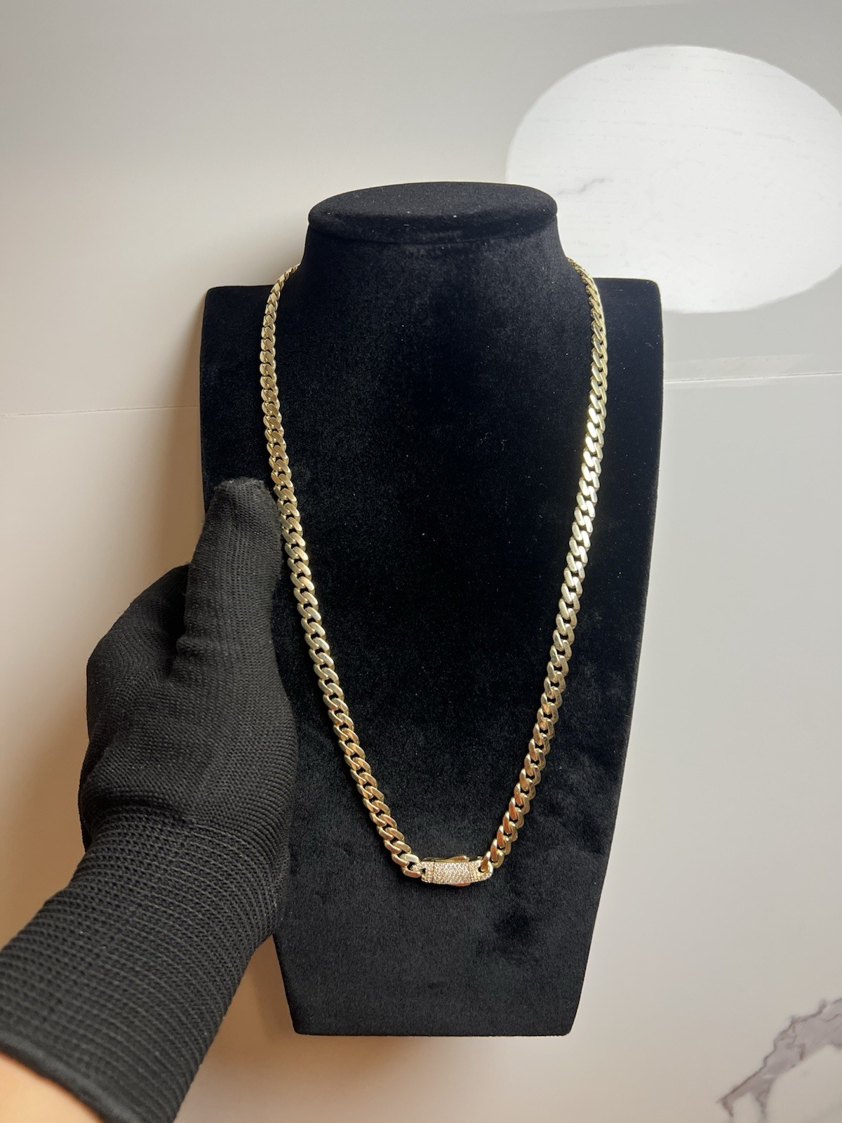 10K Yellow Gold Semi-Solid Monaco Chain 20” 5mm 11.7g Real Gold