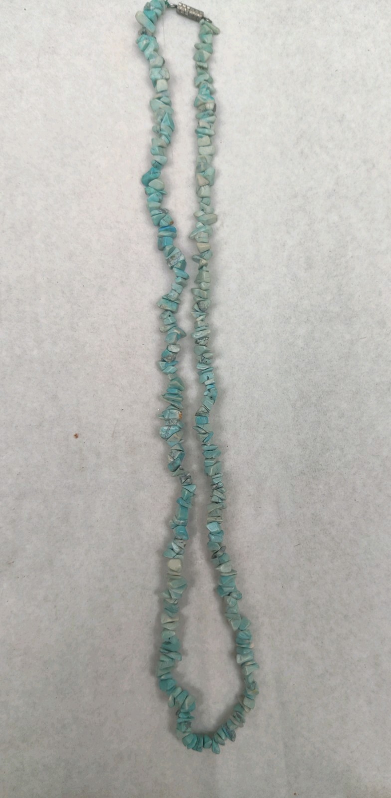 5x Natural Turquoise Chip Necklaces Lot 30″ Long Mala / Healing Crystals
