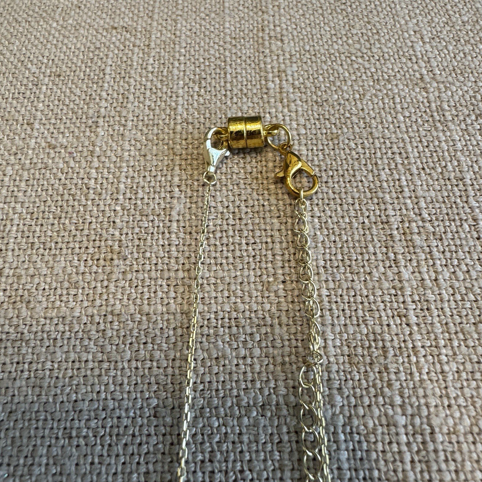 Charlortte & Lexi Letter “M” Necklace, 14K Gold Plated Sterling Silver