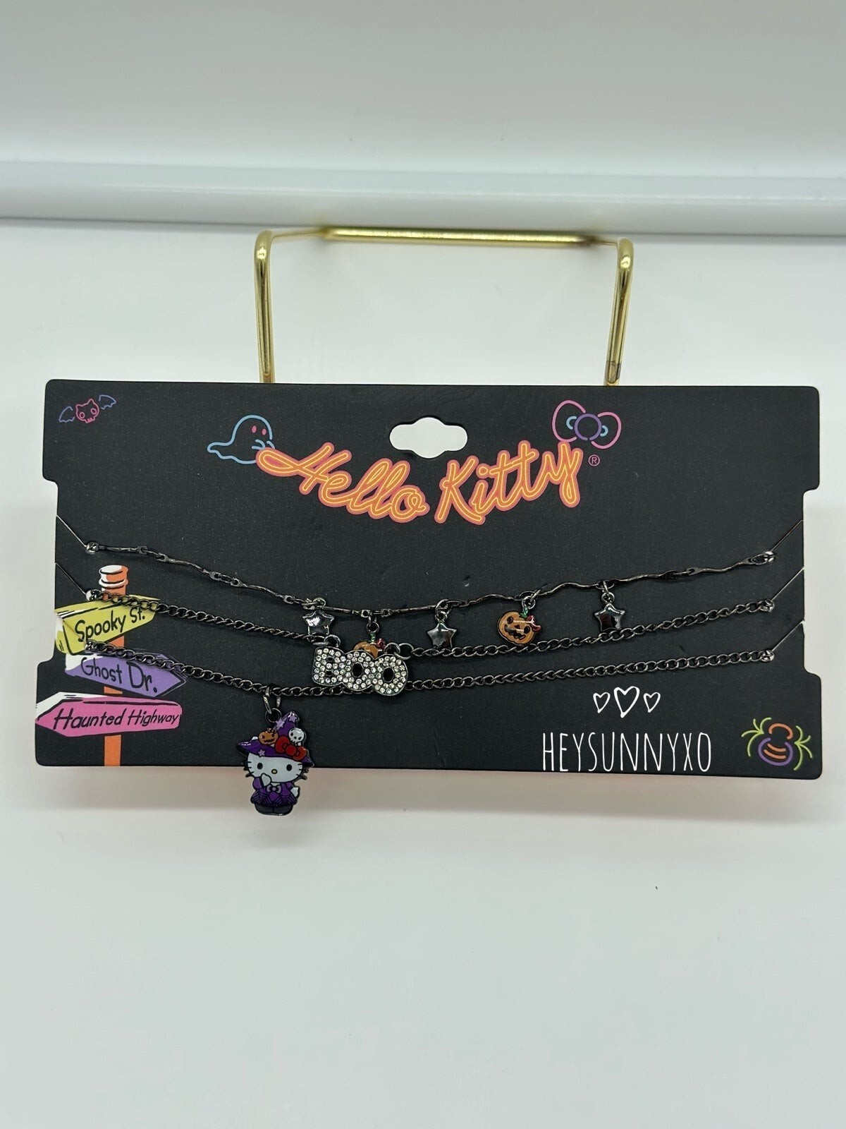 Hello Kitty Halloween Necklace Set