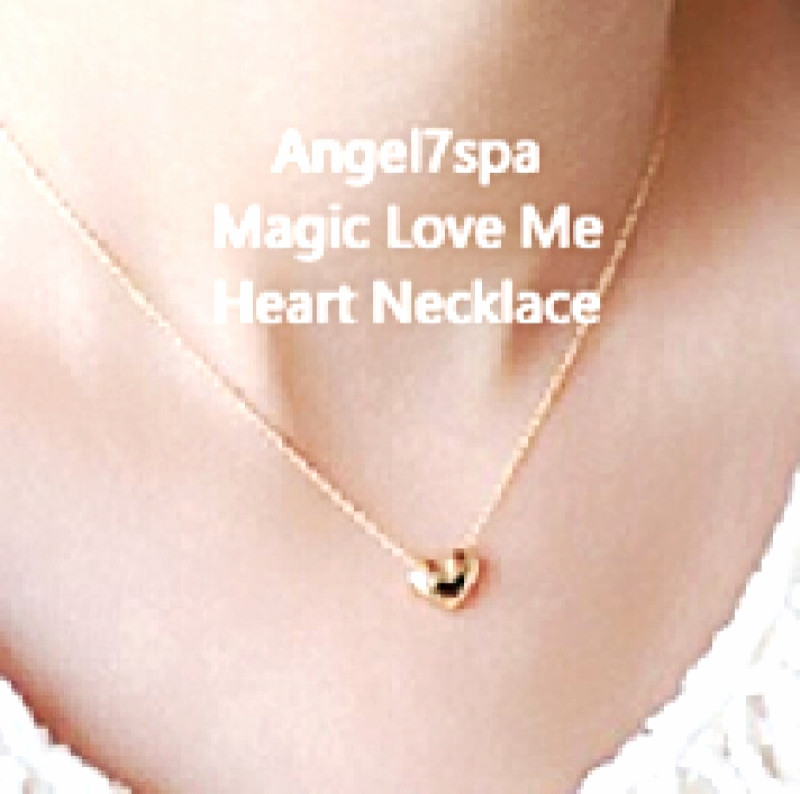 “Think of me none stop ” Love heart Necklace spellbound