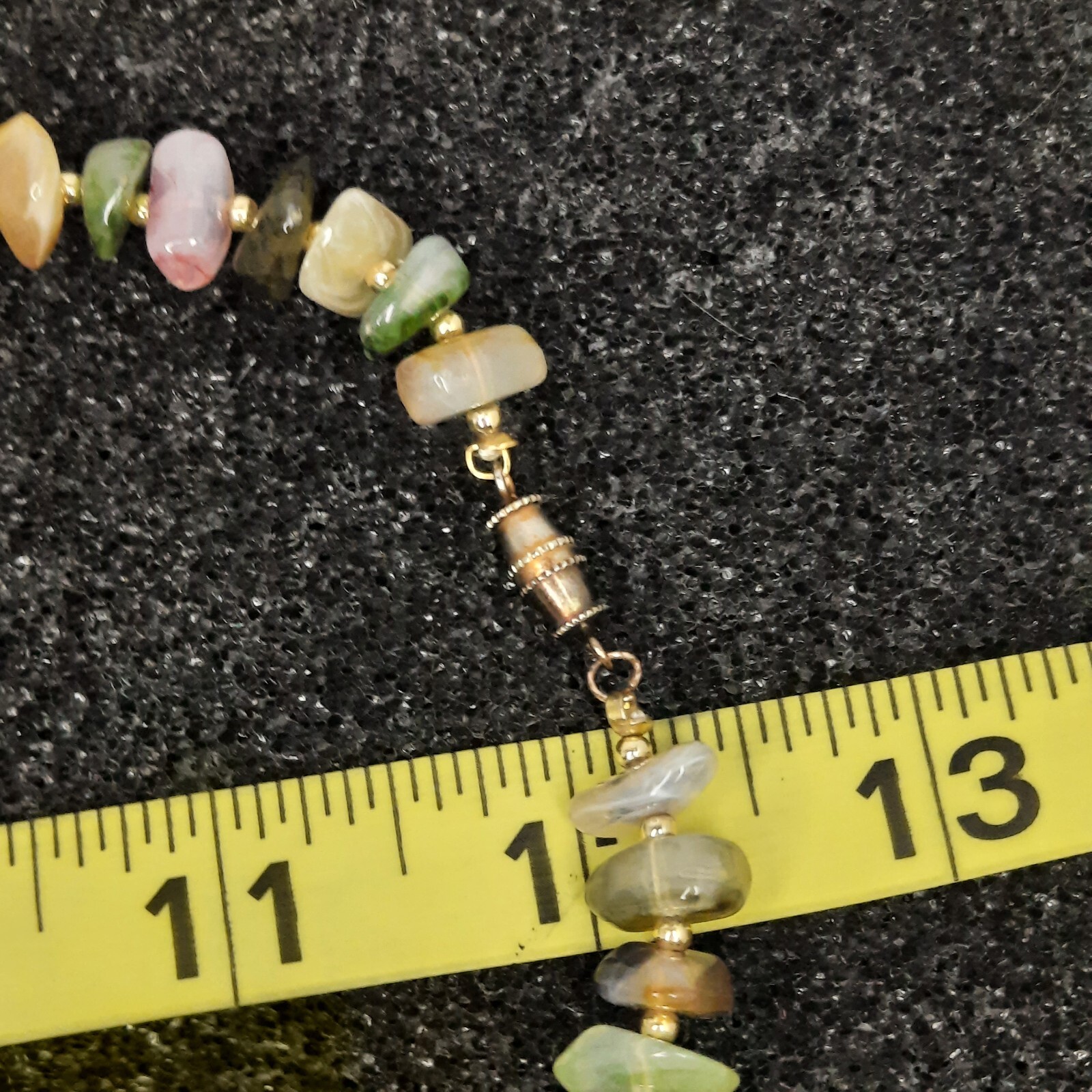 multi colored acrylic necklace lot