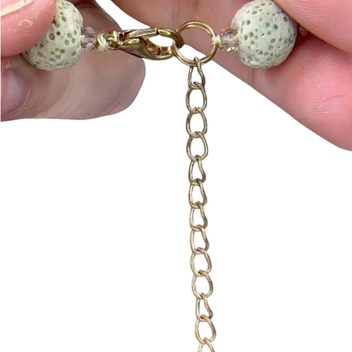 Artisan Leopard Jasper Sponge Coral Necklace Natural Stone Statement