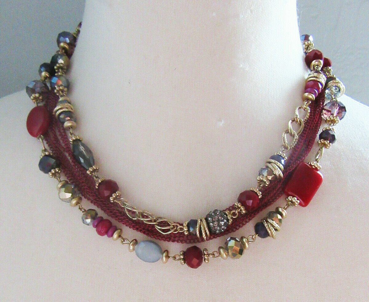 Premier Designs Jewelry The Find Necklace in Gold RV$54