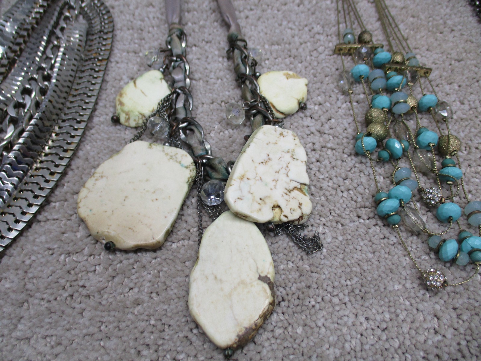 INC International Concepts Necklace Jewelry Lot Of 7 Teal