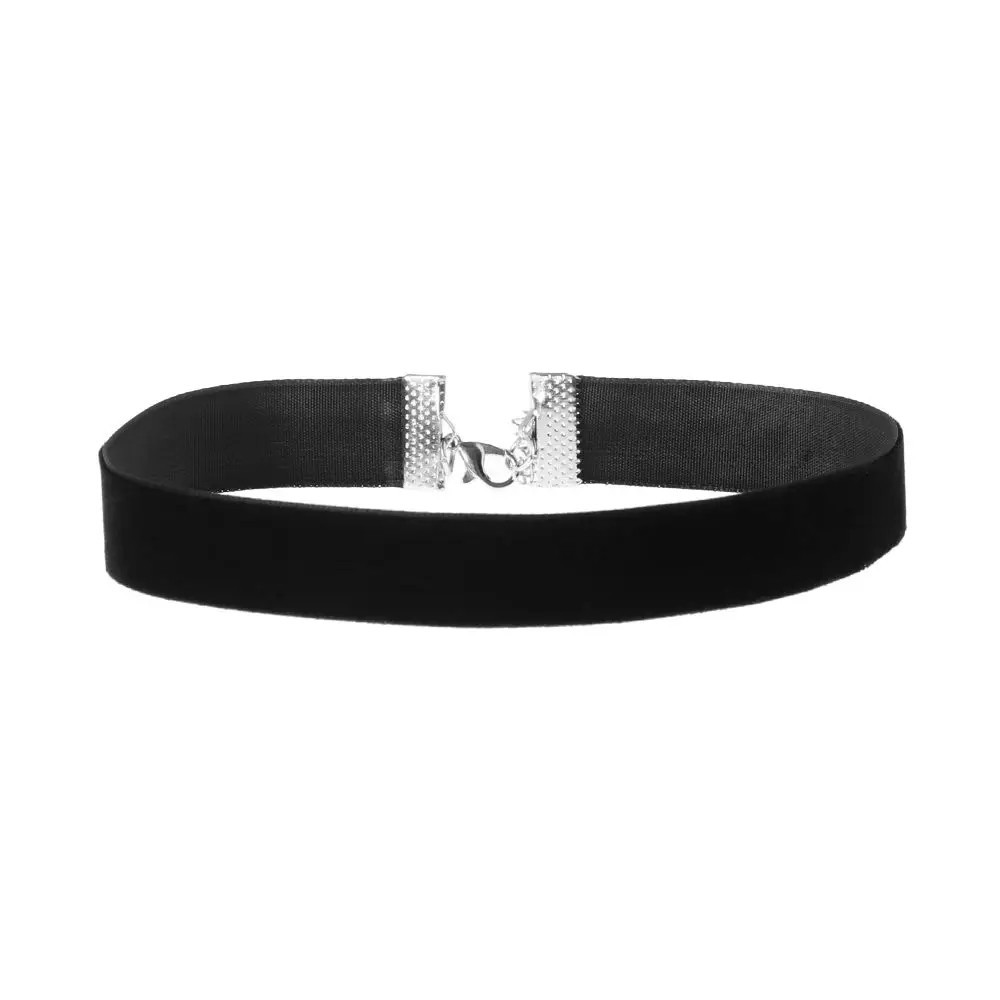 1Pcs Black Velvet Choker Necklace Gothic Punk Adjustable Women Jewelry