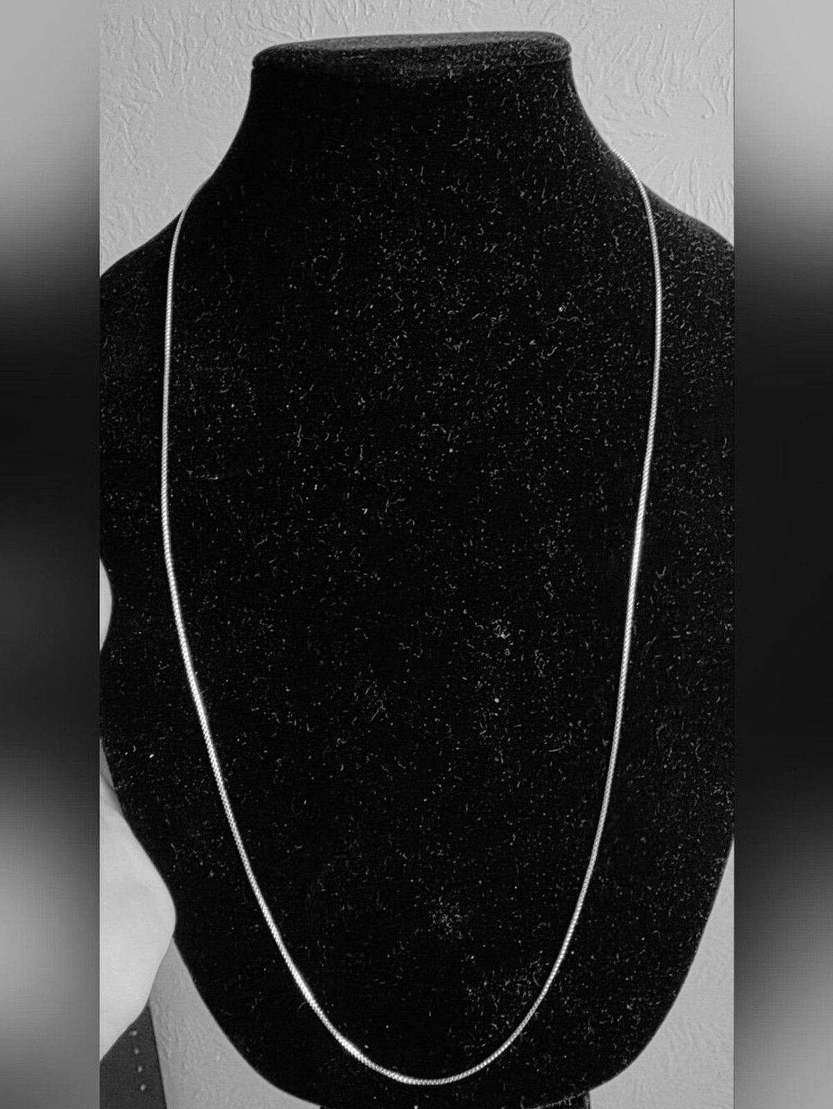 Vintage 925 STERLING SILVER Italy Box CHAIN NECKLACE 30″