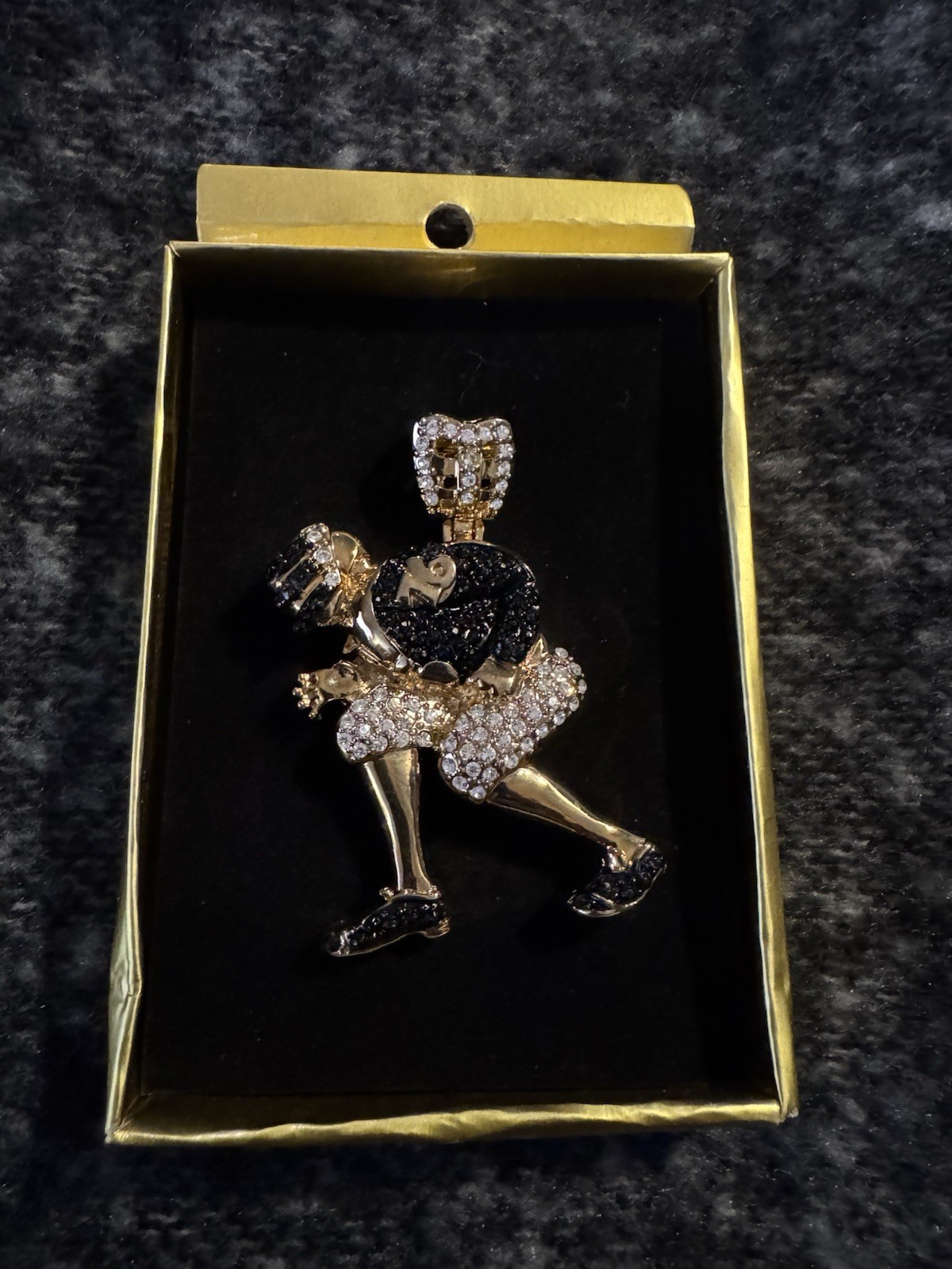 Football Player Pendant #76 3.75” X 3”