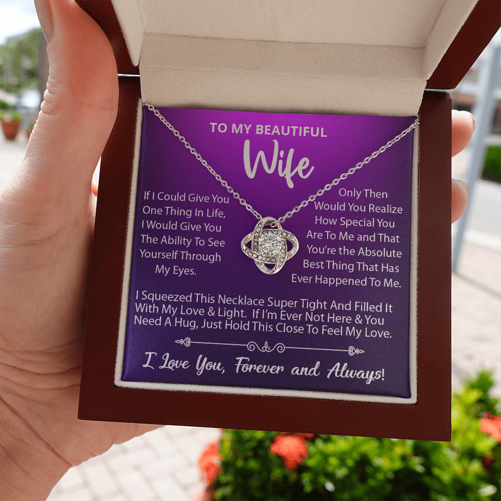 To My Wife Necklace, Gift For Wife, Wife Birthday Gift, Valentine Gift For Her!