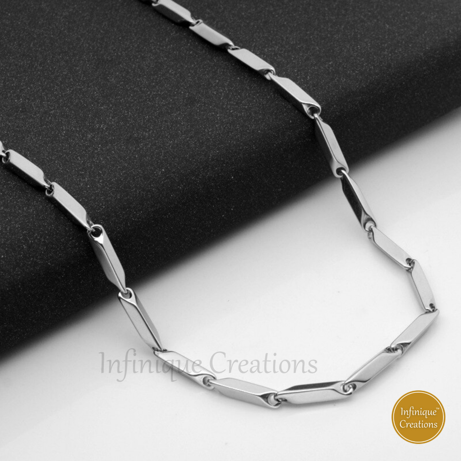 Stainless Steel Silver Arrow Bullet Chain Bracelet Necklace Men Women 7- 38″
