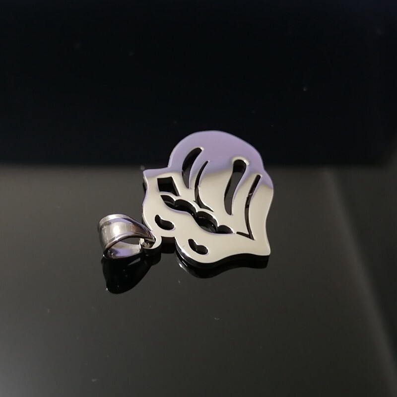 Rolling Stones stainless steel polishing pendant Rock music charm