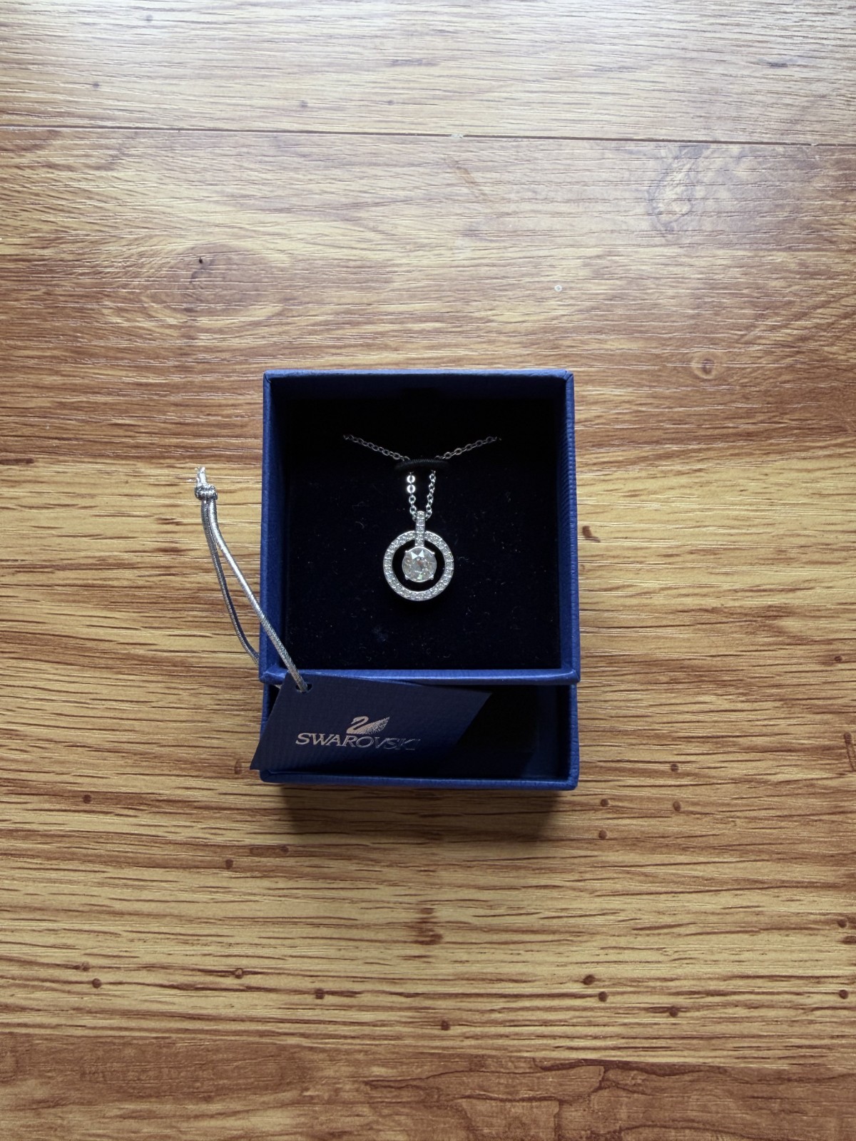 swarovski necklace authentic new with box