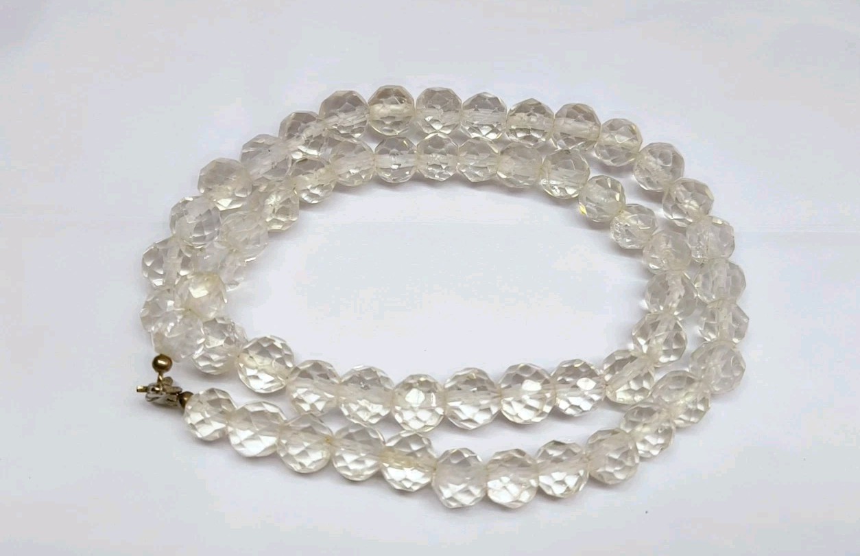 Buy Natural Faceted Crystal Beads Necklace