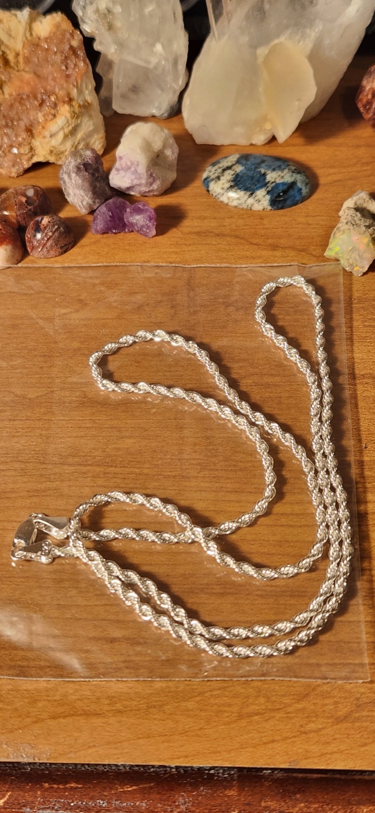 24″ Rope Chain 925 Stamped Silver Filled
